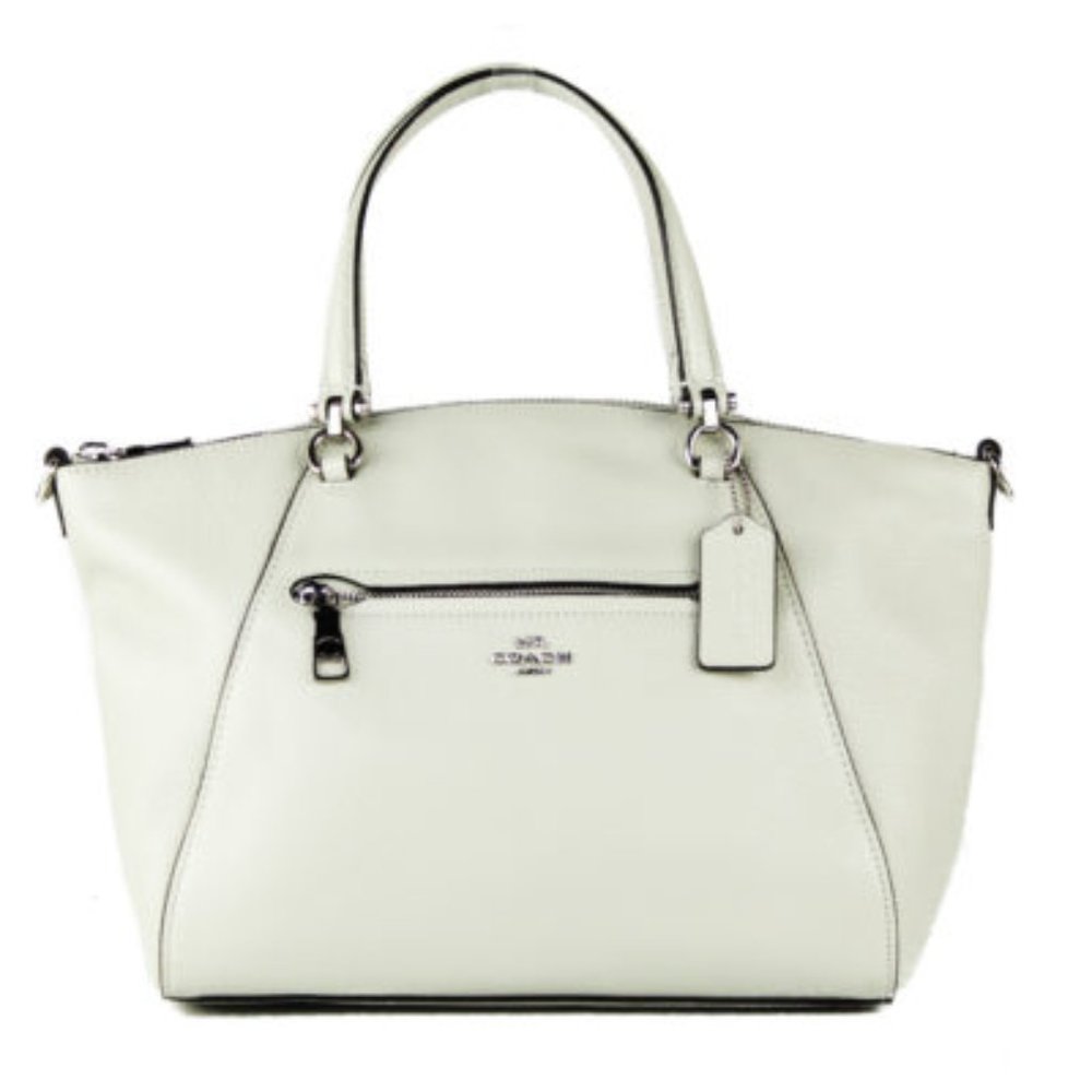 COACH  Prairie Signature Top Zip Satchel Crossbody Hand Bag